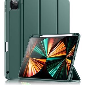 Sleek Green Tablet Cover for IPad